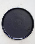 【Aki Matsuo】blue glazed 7sun plate