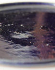 【Aki Matsuo】blue glazed 7sun plate