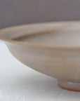 【Yukiko Saito】Pale brown glazed plate
