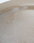 【Yukiko Saito】Pale brown glazed plate