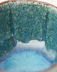 【Kazuhiko Kudo】Green Kohiki octagonal small bowl