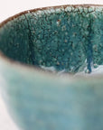 【Kazuhiko Kudo】Green Kohiki octagonal small bowl