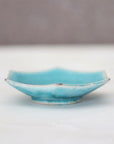 turquoise small hexagonal plate