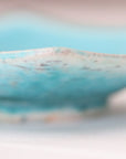 turquoise small hexagonal plate