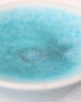 turquoise round small plate