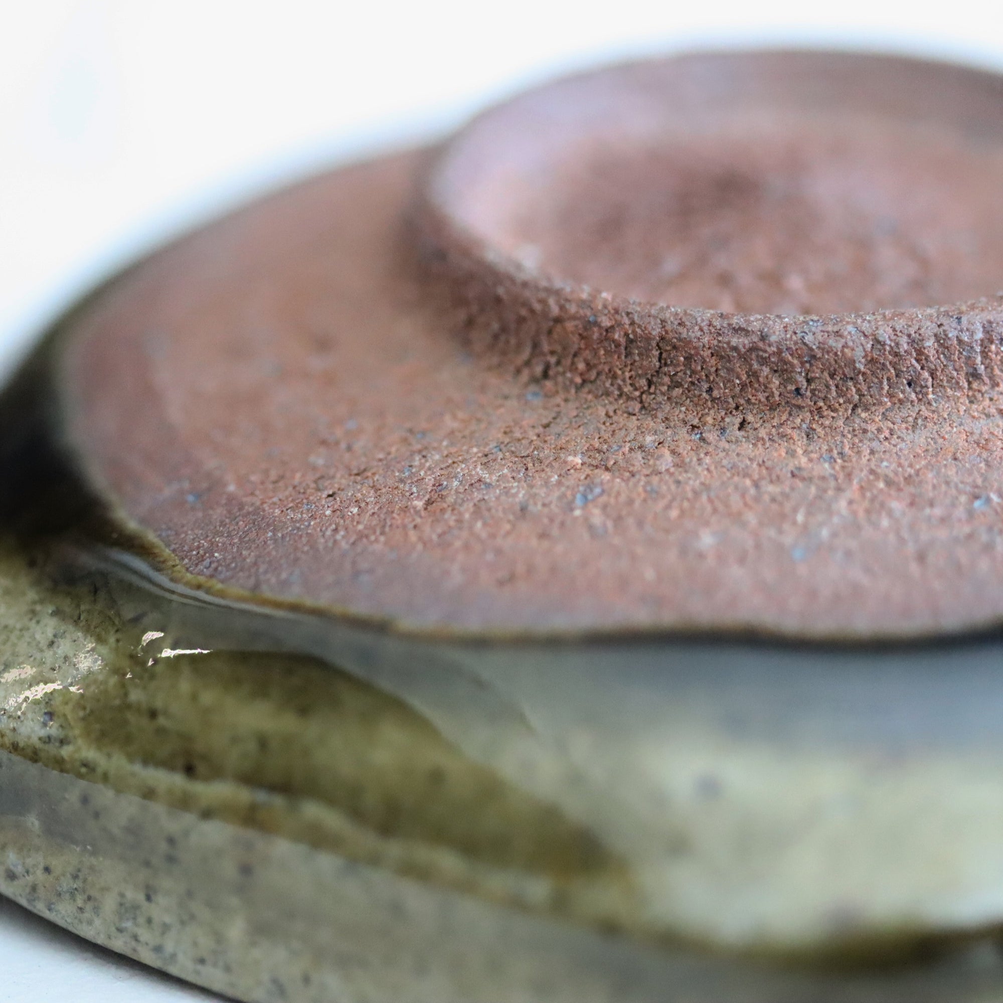 【Gason Toogawa】Ao-Karatsu squared plate