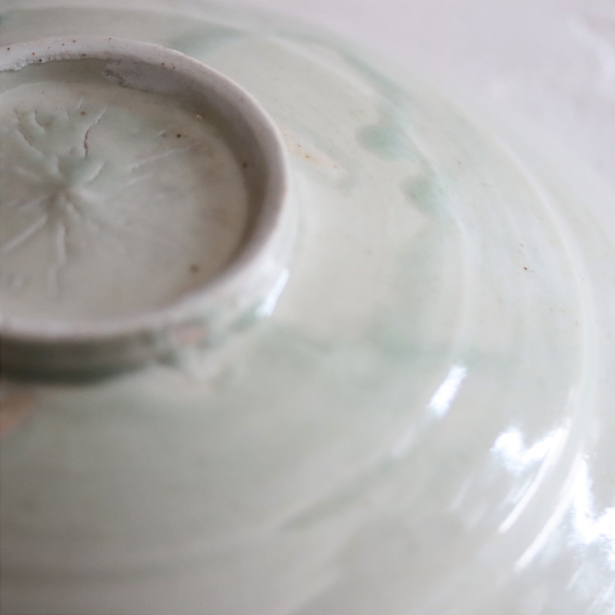 【Gason Toogawa】Ao-Karatsu squared plate