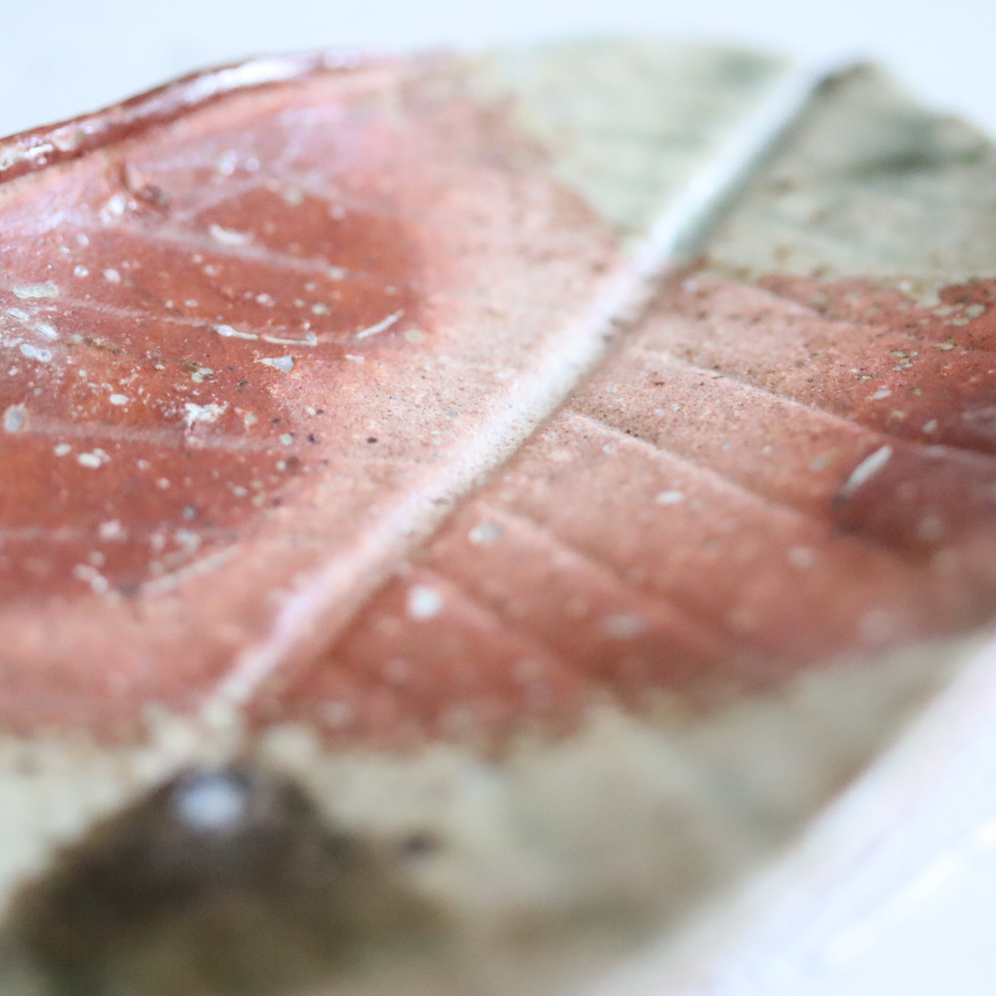 【Kai Tsujimura】Shigaraki Houba leaf shaped plate