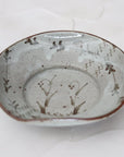 【Sakurei Okamoto】E-Garatsu squared green patterned plate