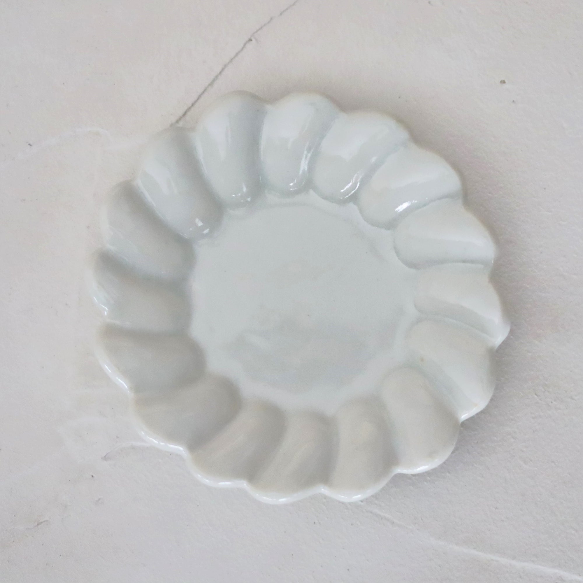 【竹下勉】青花瓷圈花小盘