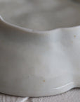 【Tsutomu Takeshita】white celadon porcelain Japanese quince shaped small bowl