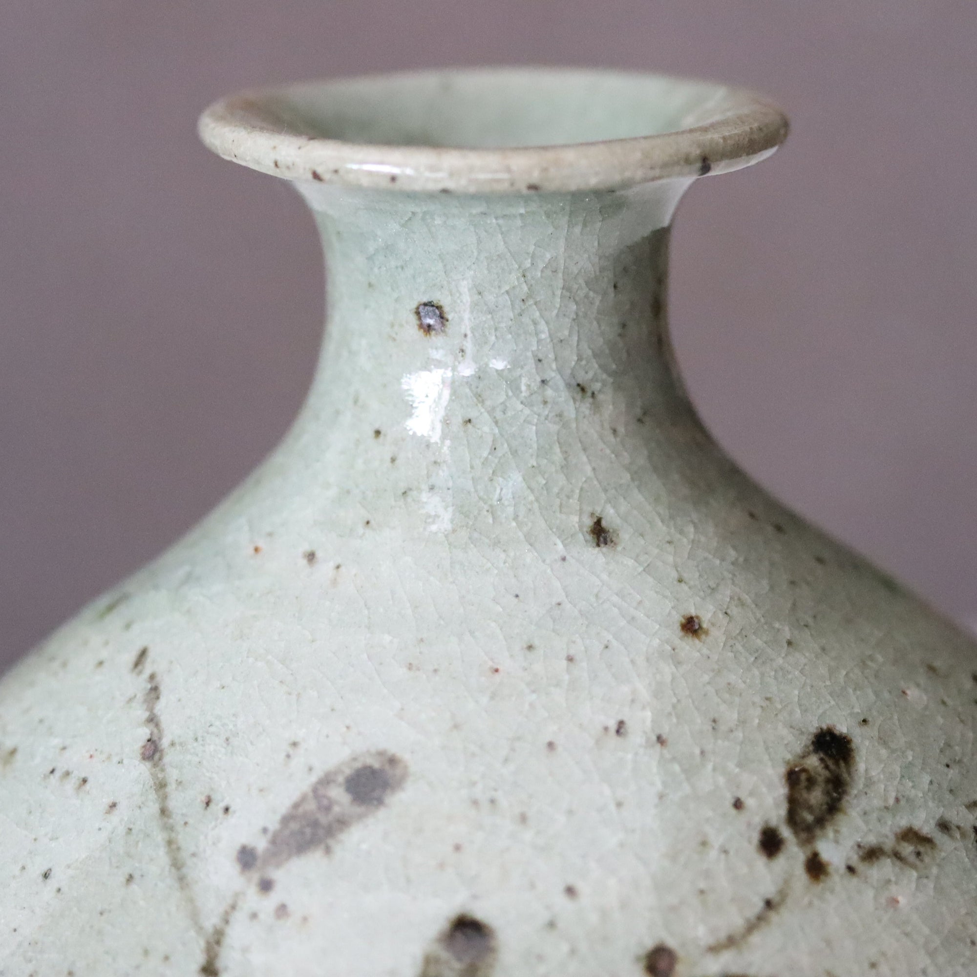 【Shuichi Okamoto】E-Garatsu Henko Green patterned vase