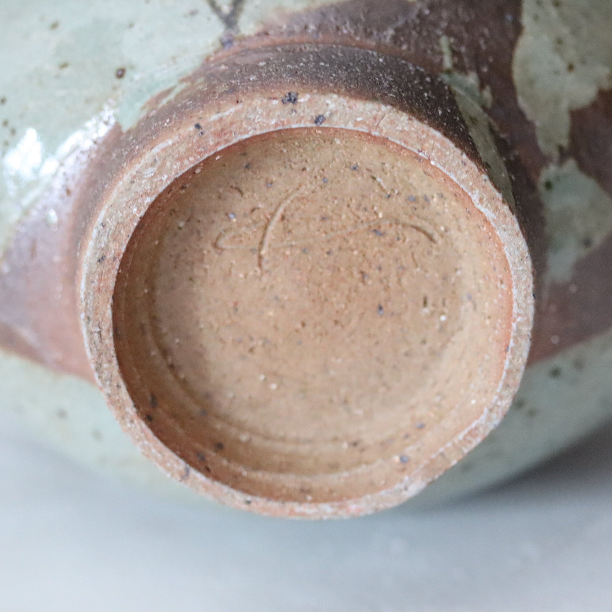 【Shuichi Okamoto】E-Garatsu Henko Green patterned vase