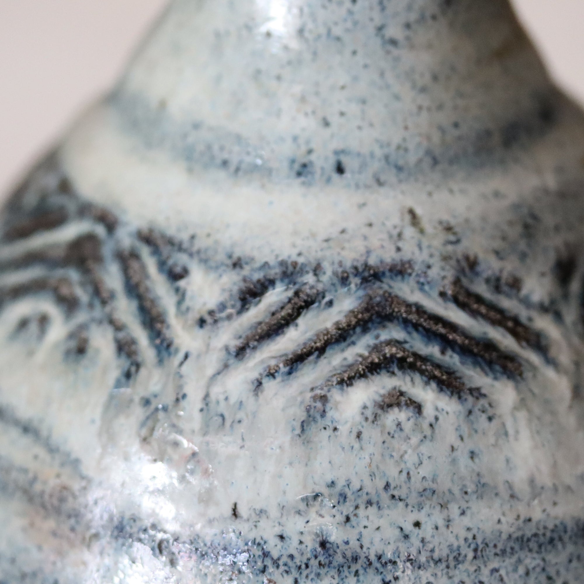 【冈本修一】斑唐津镐花入