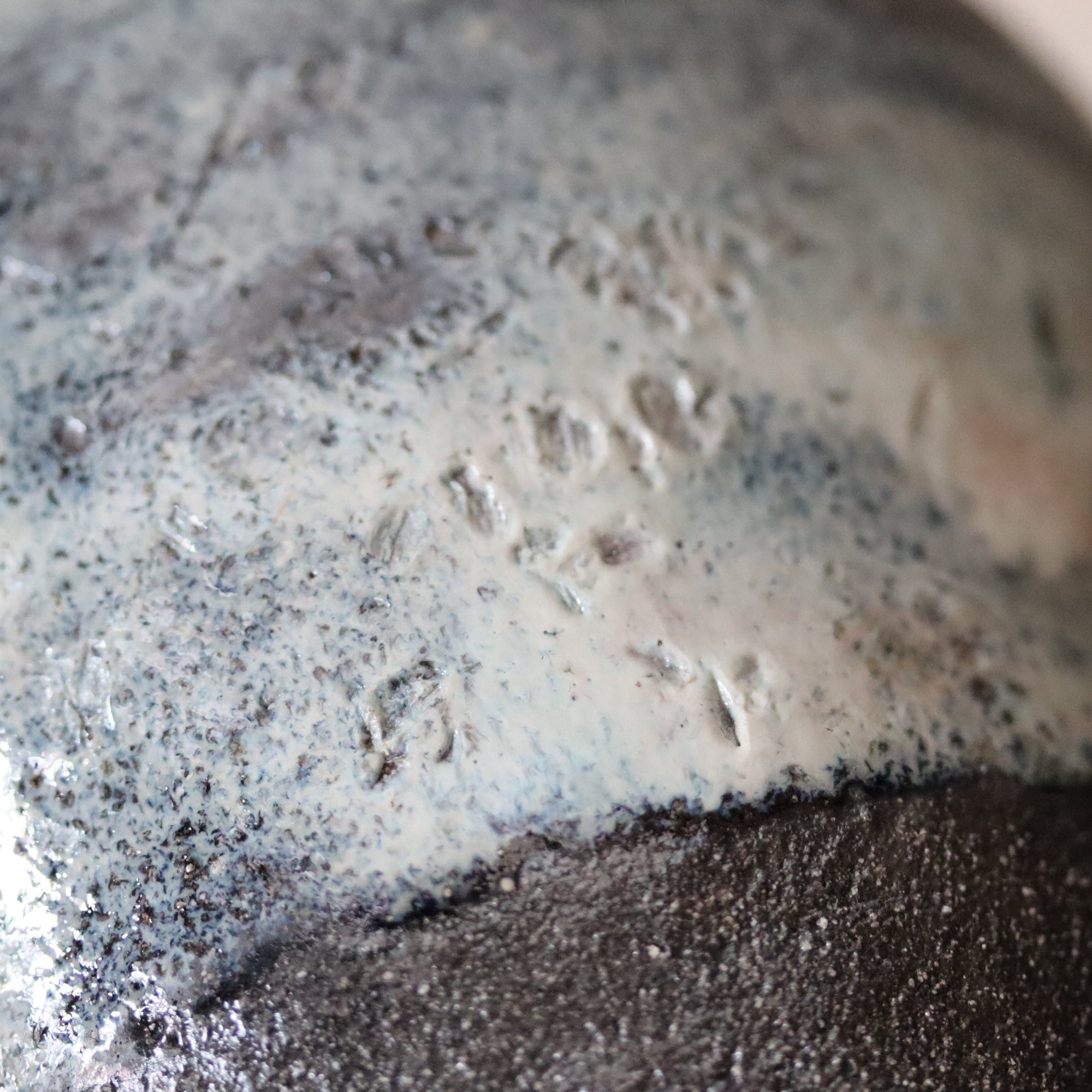 【冈本修一】斑唐津镐花入