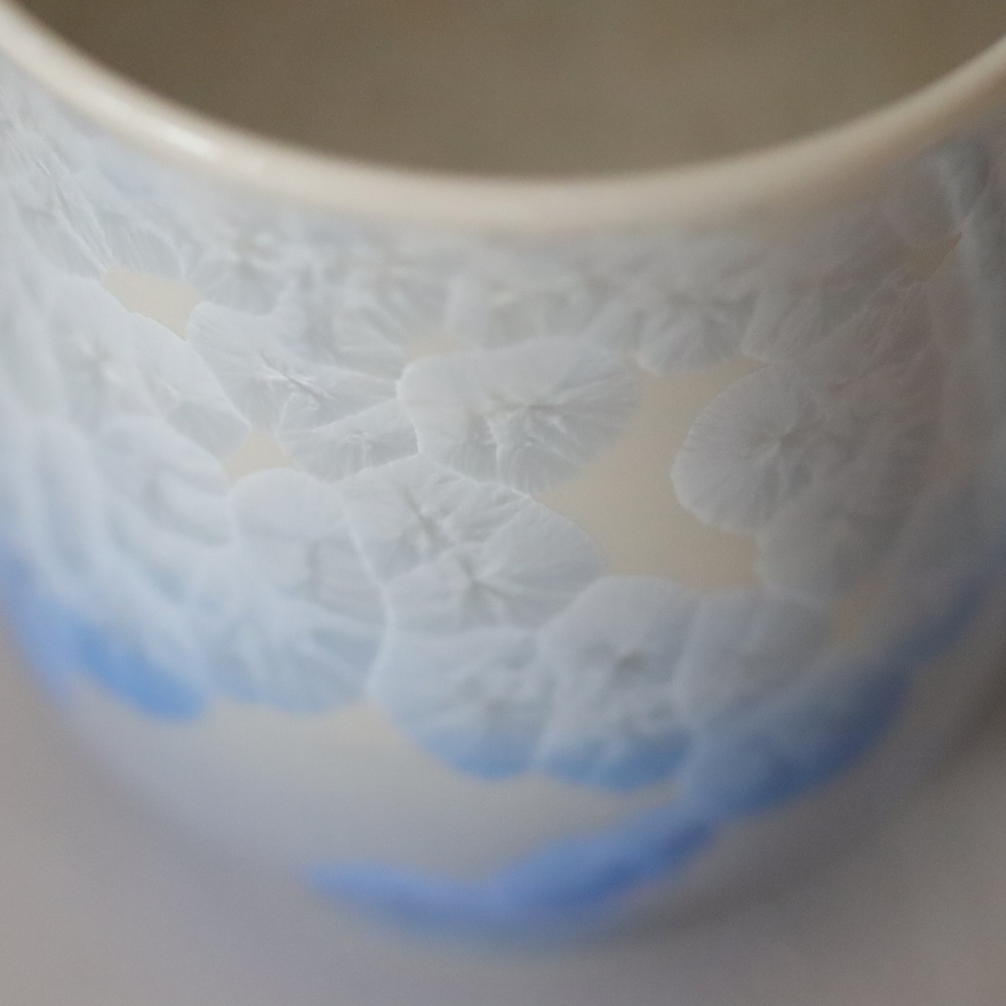Flower crystal mug cup