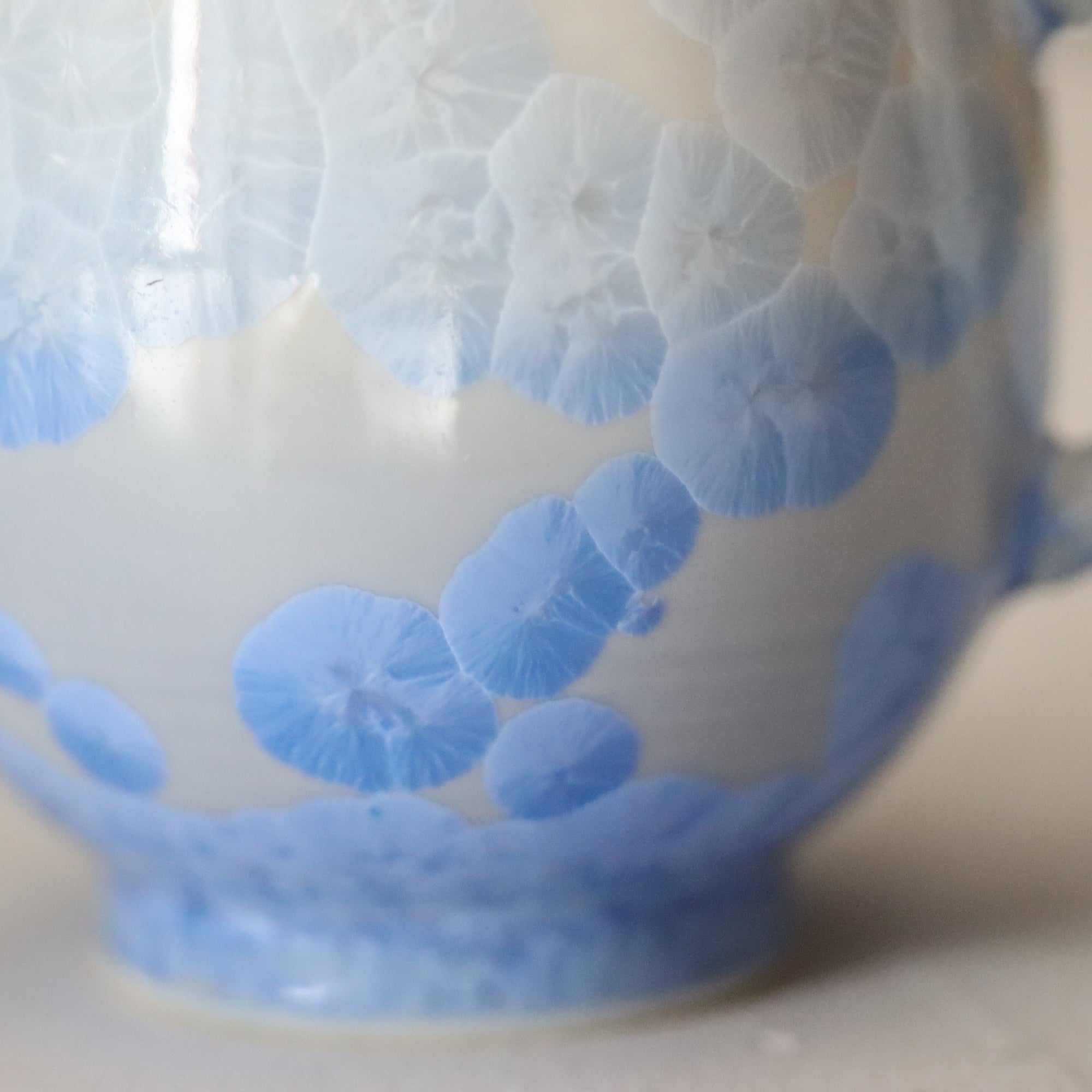 Flower crystal mug cup