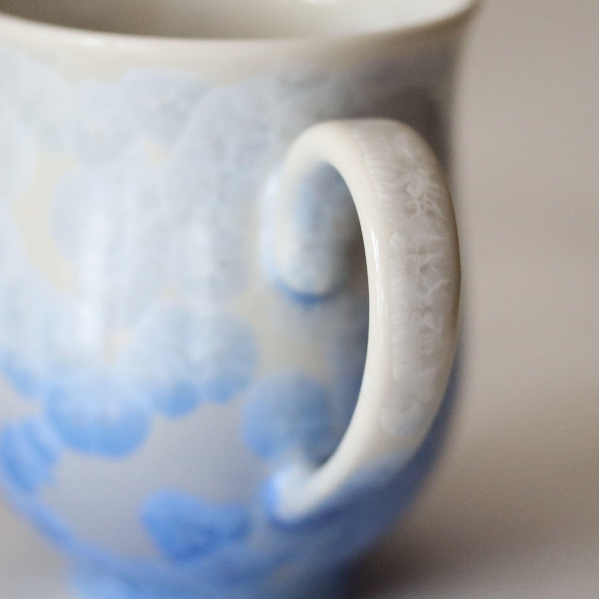 Flower crystal mug cup