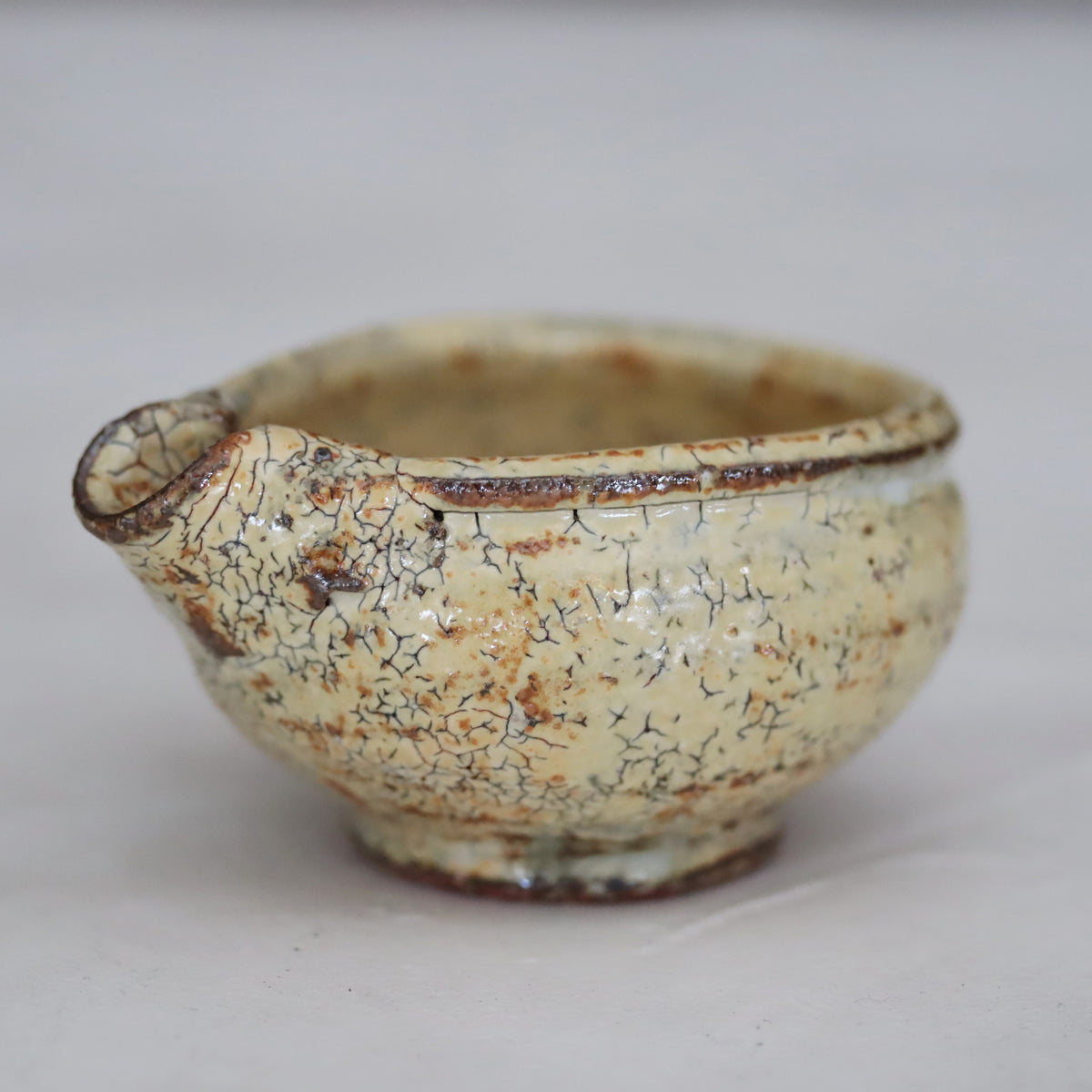 工藤和彦 黄粉引 片口鉢 3枚 工藤和彦】黄粉引片口豆鉢 – うつわ御結
