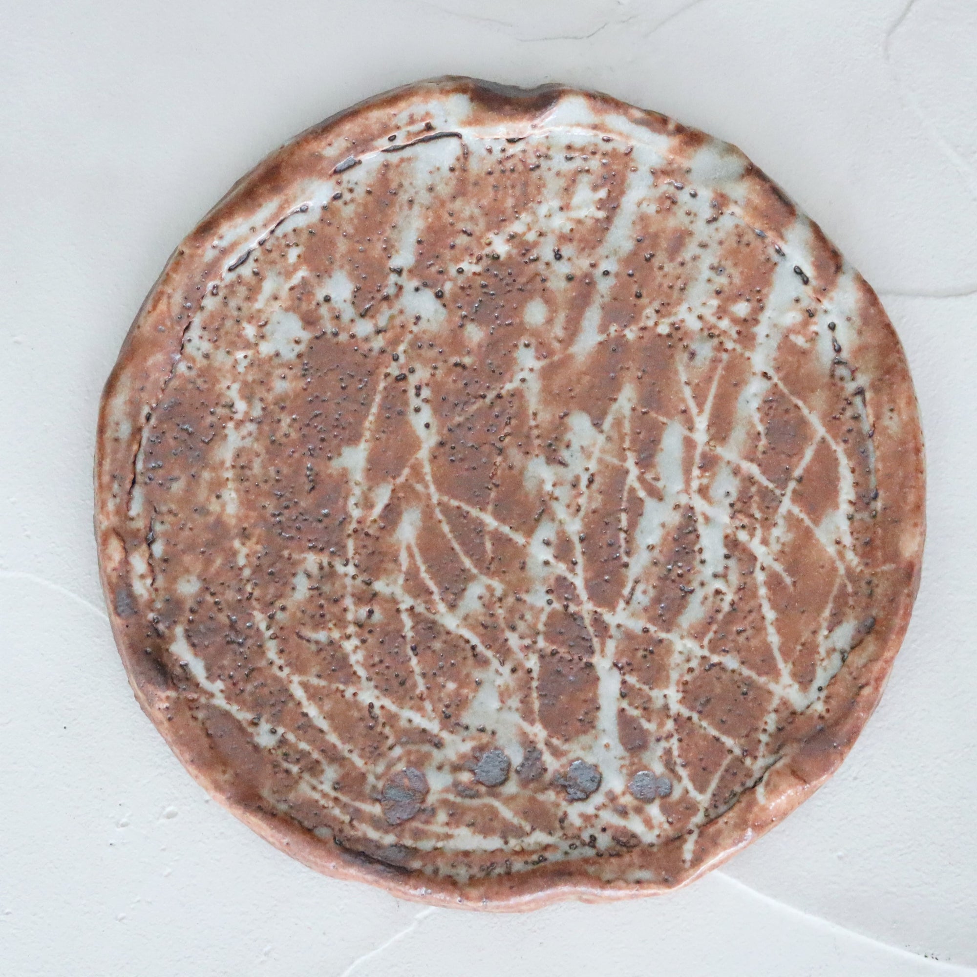 【山口真人】鼠志野丸皿