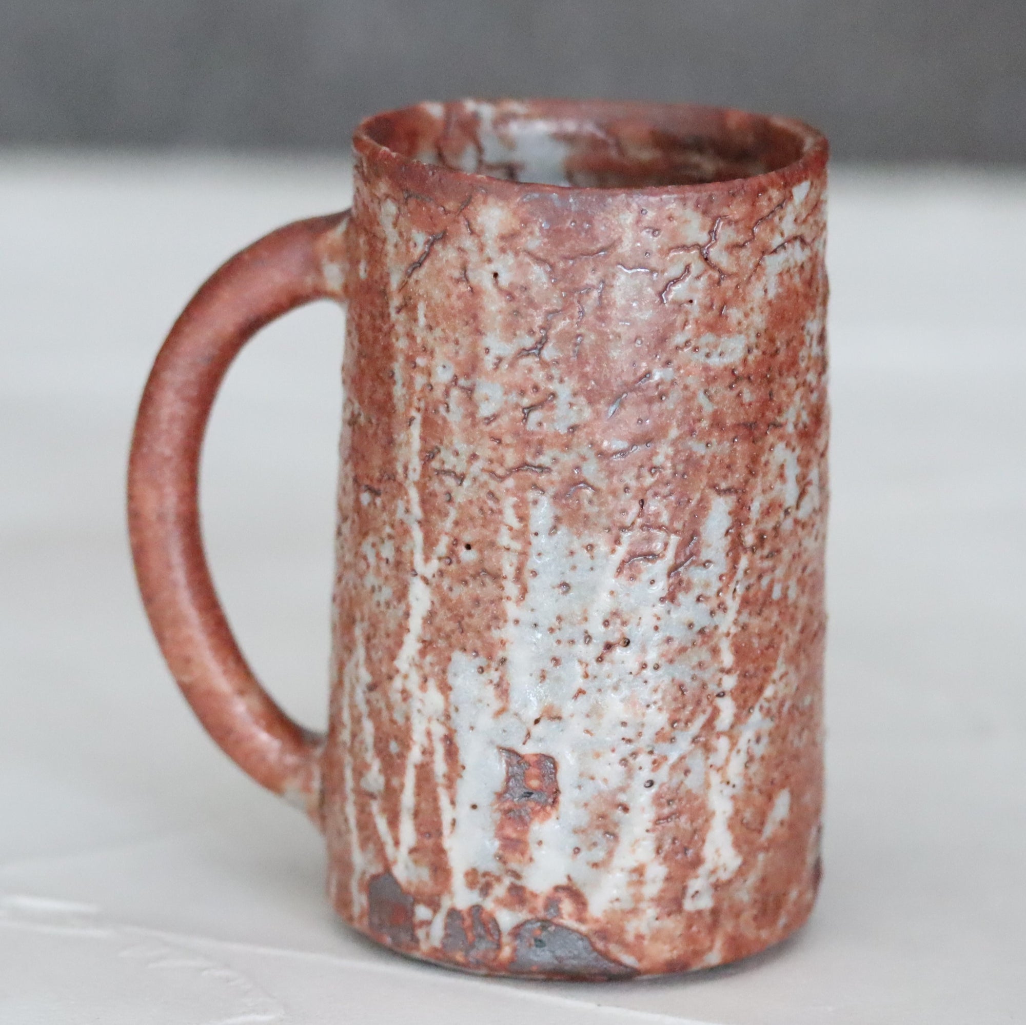 【Masato Yamaguchi】Nezumi-Shino beer glass