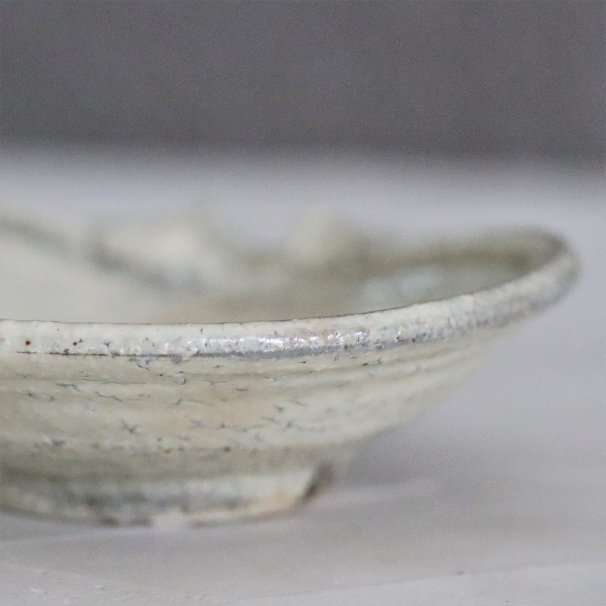 【Kazuhiko Kudo】Yellow Kohiki flat katakuchi small bowl