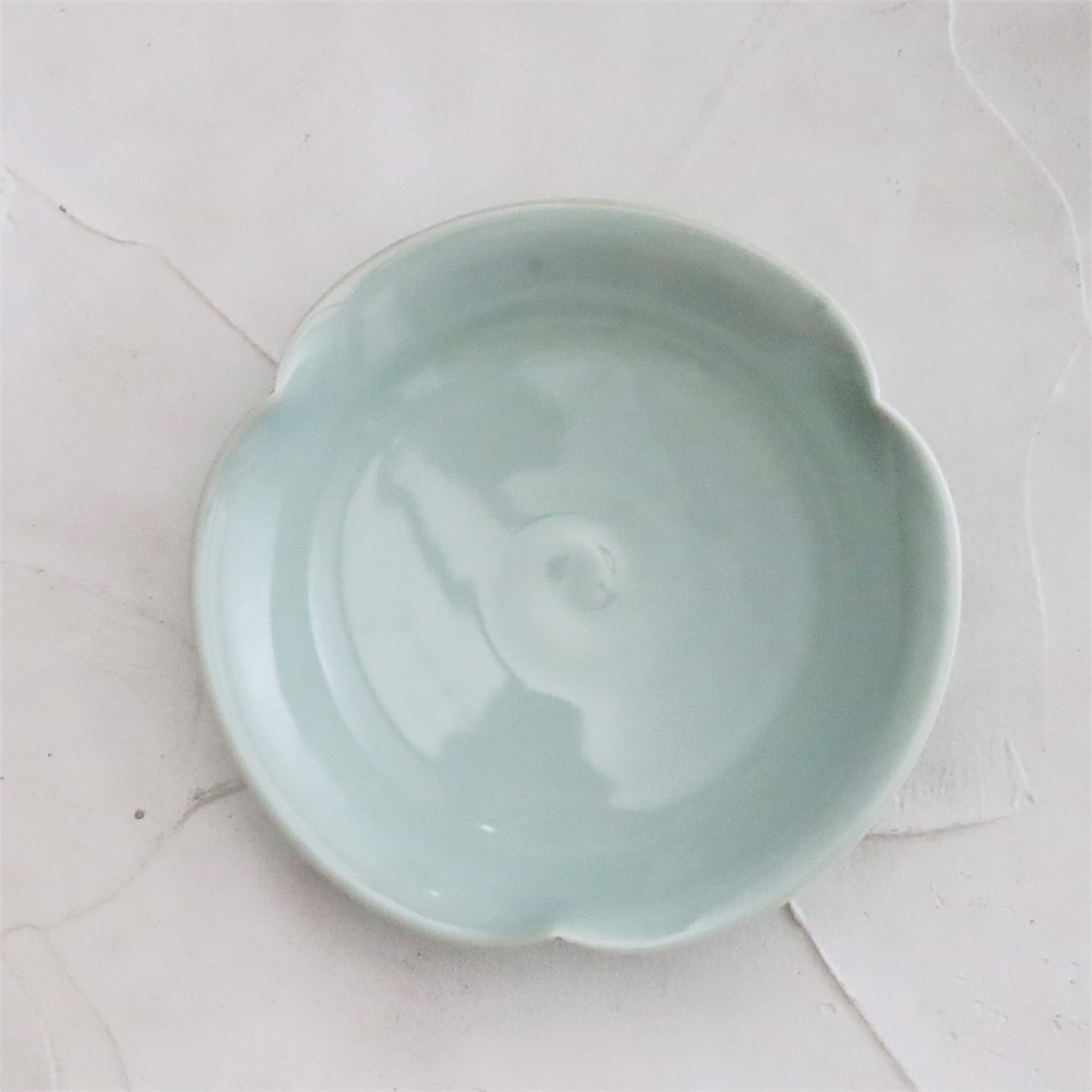 【河合正光】白瓷轮花小钵