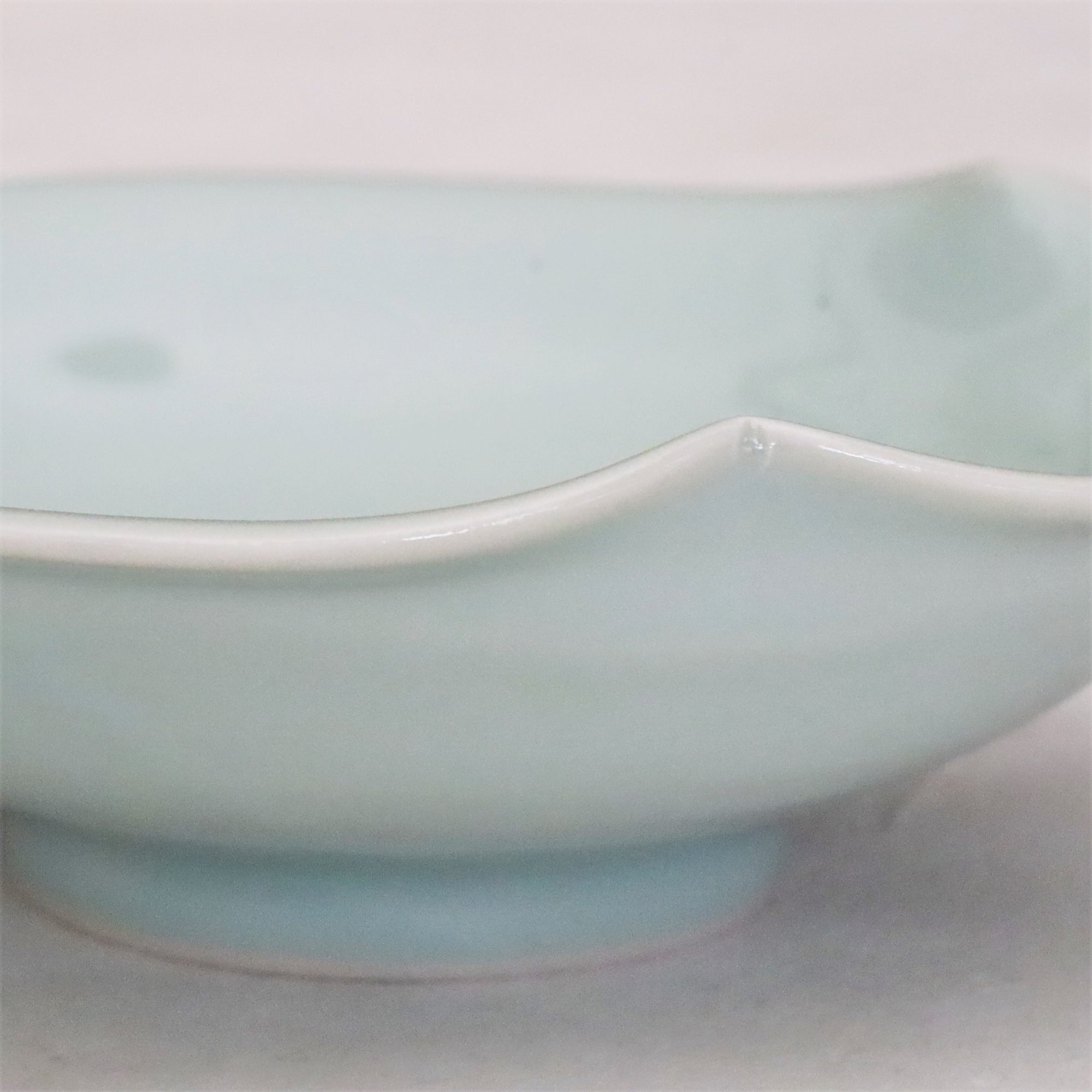 【河合正光】白瓷轮花小钵