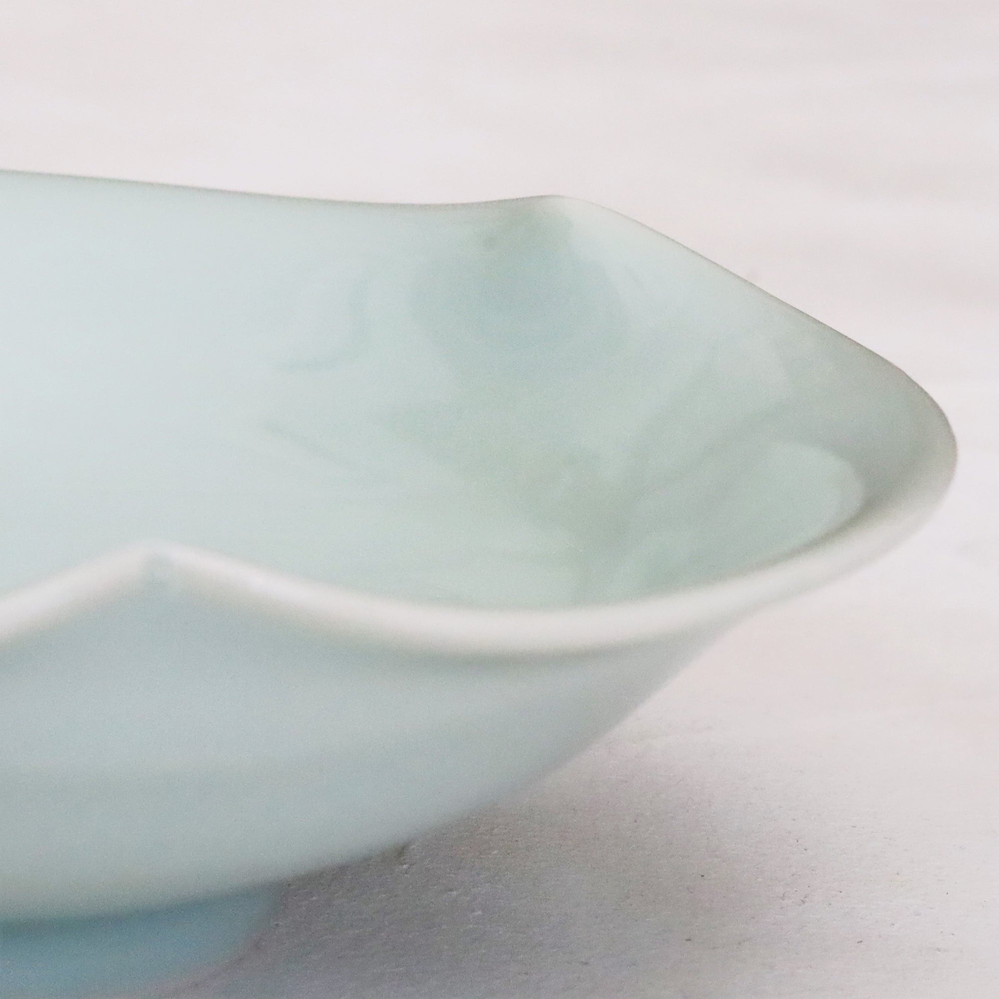 【河合正光】白瓷轮花小钵