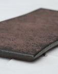 【Eiichi Shibuya】地ノ器 flat rectangle plate Scarlet