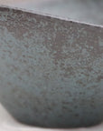 【Eiichi Shibuya】地ノ器 oval bowl verdigris blue