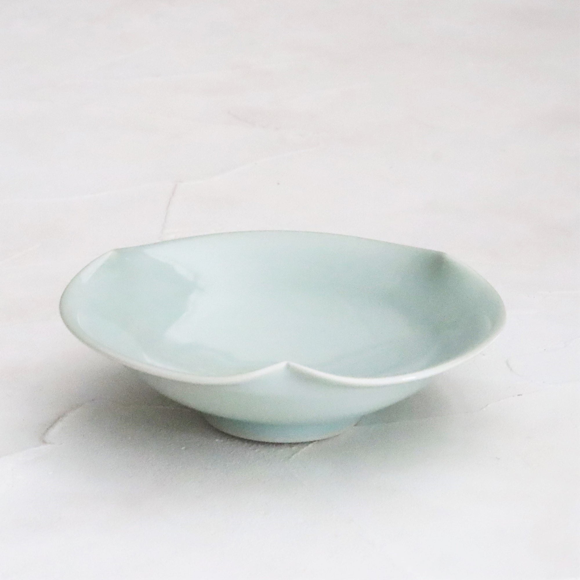 【河合正光】白瓷轮花小钵