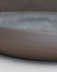 【Etsuji Noguchi】grayish black flat bowl