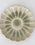 【雪ノ浦裕一】琥珀釉菊花皿