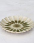 【雪ノ浦裕一】琥珀釉菊花皿