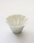 Small white porcelain chrysanthemum bowl