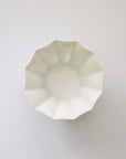 Small white porcelain chrysanthemum bowl
