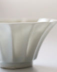 Small white porcelain chrysanthemum bowl