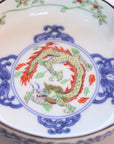 呉須赤絵龍紋木甲型平向付