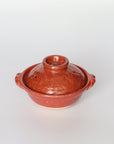 Akaraku 4-inch handmade small pot rough carving