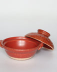 Akaraku 4-inch handmade small pot rough carving