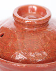 Akaraku 4-inch handmade small pot rough carving