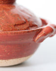 Akaraku 4-inch handmade small pot rough carving