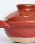 Akaraku 4-inch handmade small pot rough carving