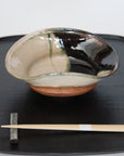 【Sakurei Okamoto】Korean-Garatsu oval bowl