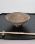 Powder flat rice bowl with facing