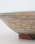 Powder flat rice bowl with facing