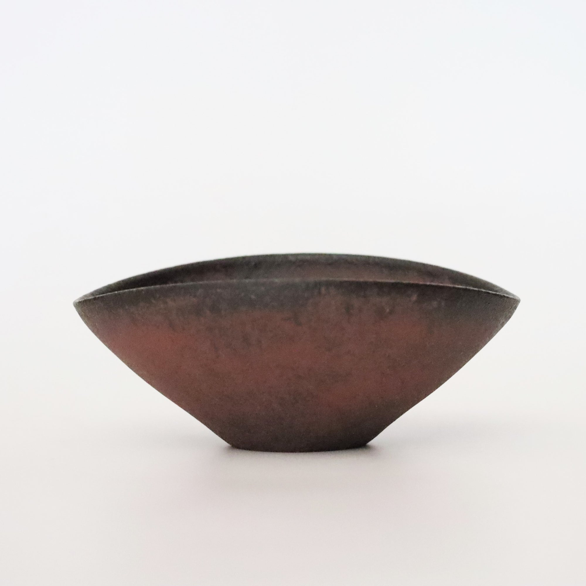 【Eiichi Shibuya】地ノ器 oval bowl Scarlet