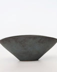 【Eiichi Shibuya】地ノ器 oval bowl verdigris blue