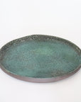 【Etsuji Noguchi】green-blue flat plate